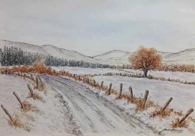 Wintery Road